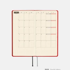 Hobonichi 2027 Weeks: Colors - Poppy Red