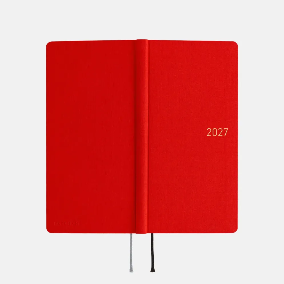 Hobonichi 2027 Weeks: Colors - Poppy Red