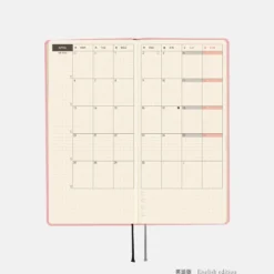 Hobonichi 2026 Weeks: Colors - Strawberry Milk