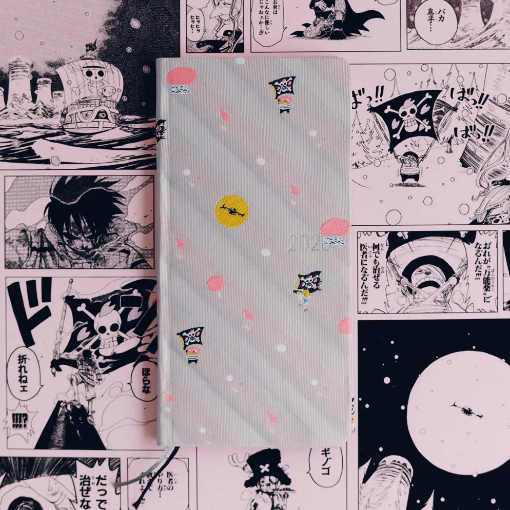 Hobonichi 2026 Weeks (Eng): One Piece Magazine - Hiriluk’s Cherry Blossoms