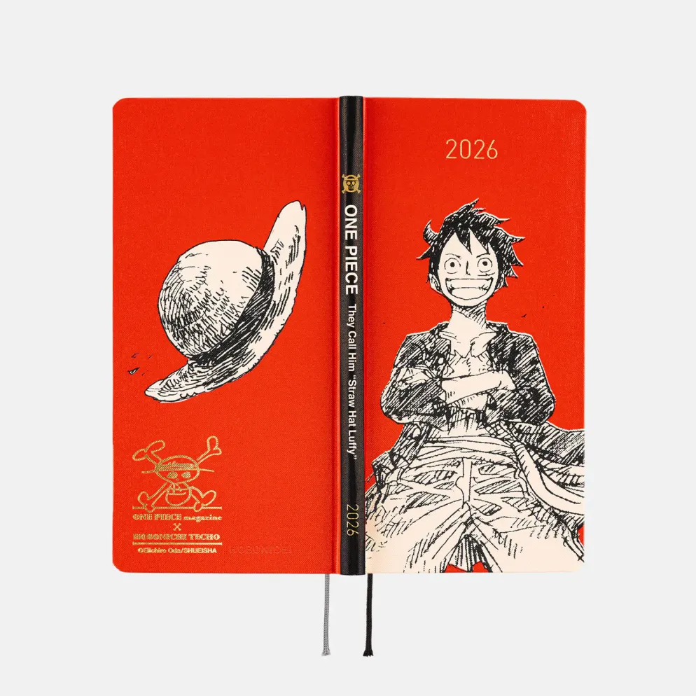 Hobonichi 2026 Weeks (Eng): One Piece Magazine - Straw Hat Luffy (Red)