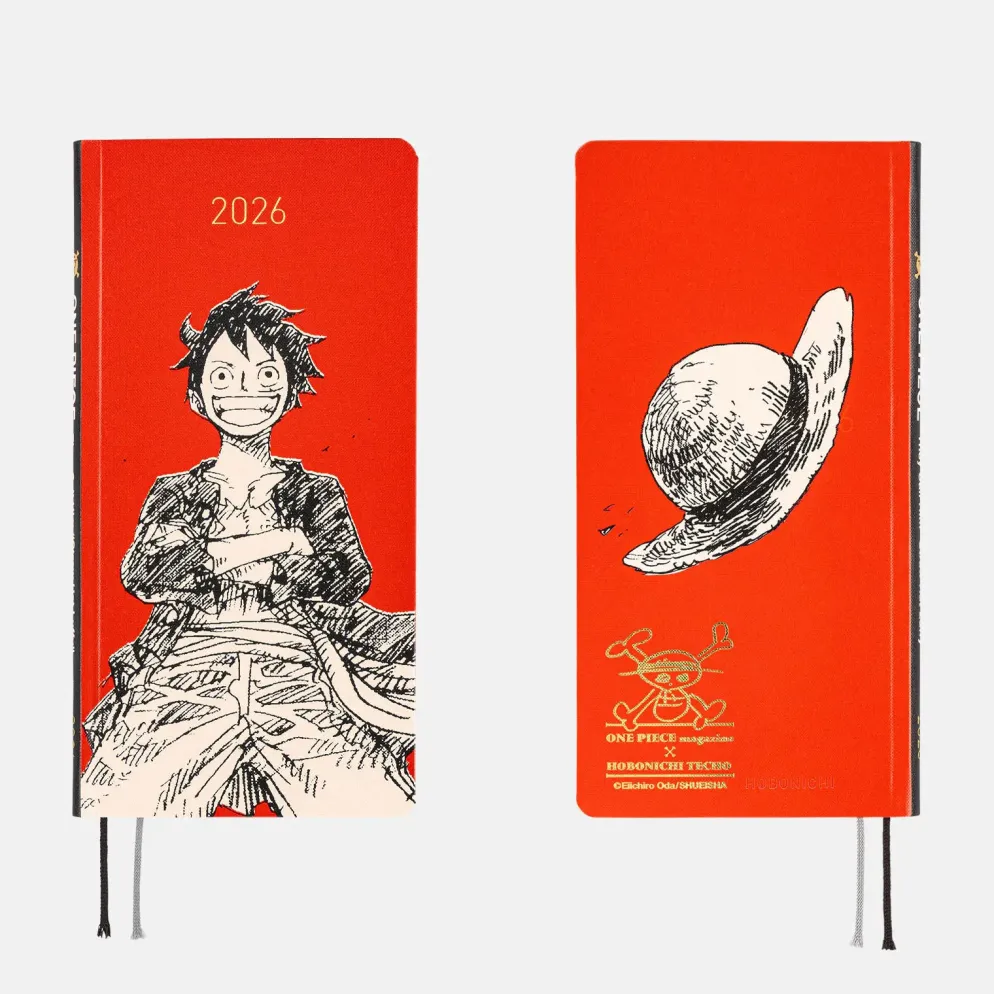 Hobonichi 2026 Weeks (Eng): One Piece Magazine - Straw Hat Luffy (Red)