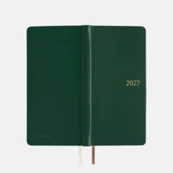 Hobonichi 2027 Weeks: Leather - Forest Green