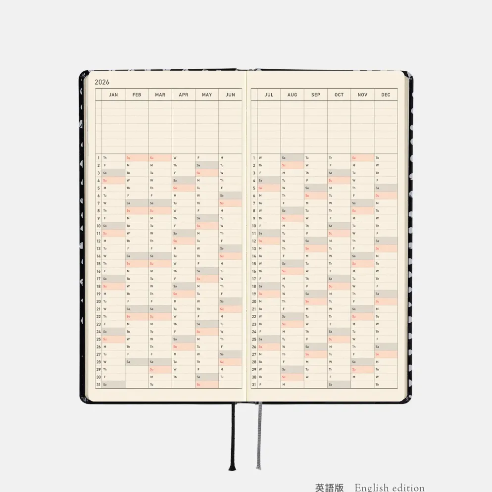 Hobonichi 2026 Weeks: Makoto Matsubayashi - Dot