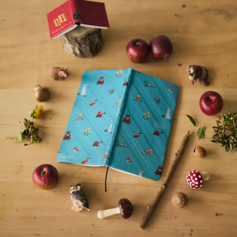 Hobonichi 2026 Weeks Mega: Bow & Tie - In the Forest