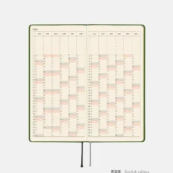 Hobonichi 2026 Weeks Mega: Colors - Antique Green