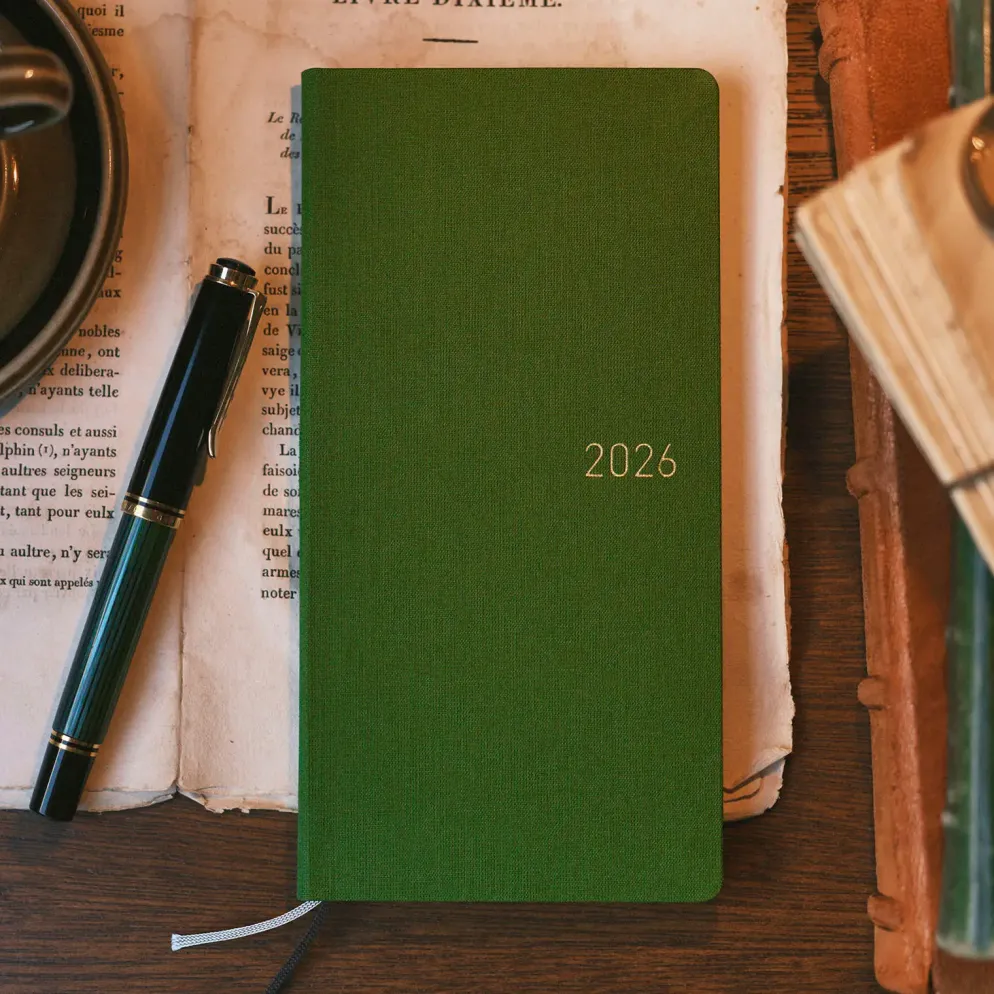 Hobonichi 2026 Weeks Mega: Colors - Antique Green