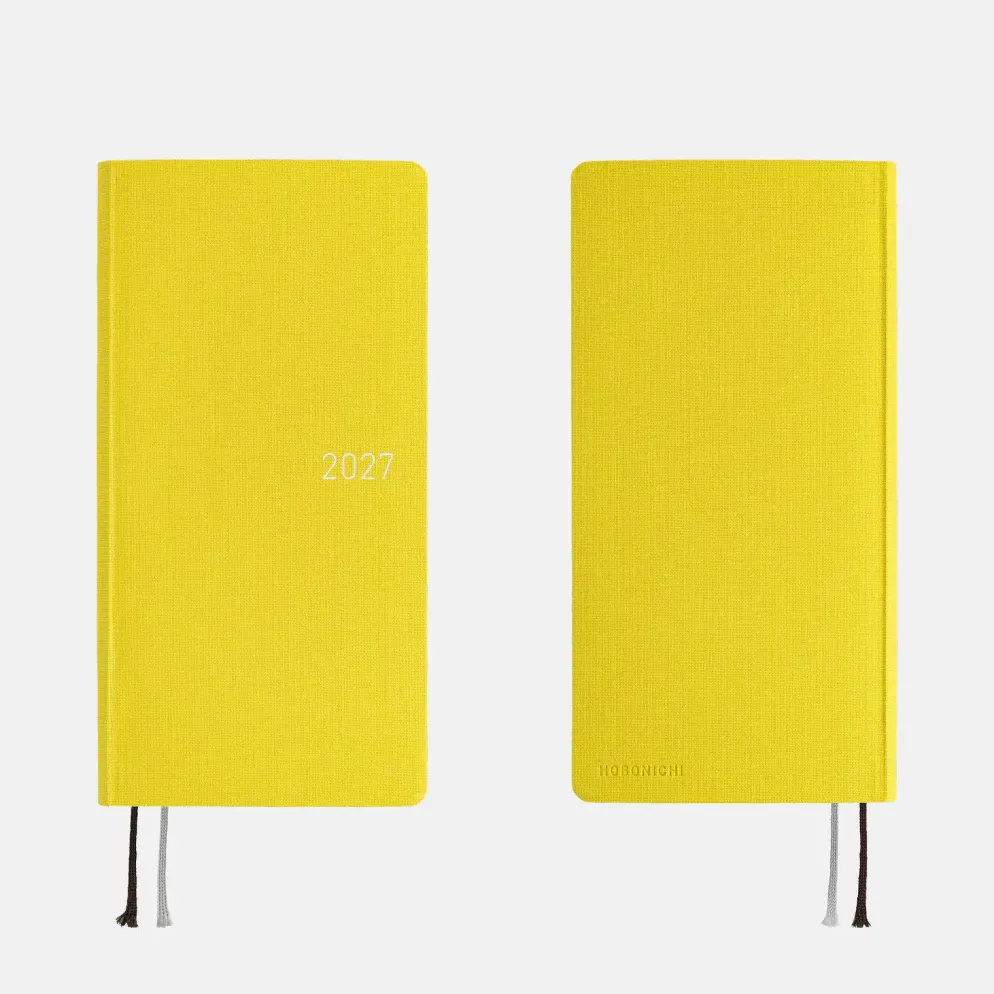Hobonichi 2027 Weeks Mega: Colors - Canaria Yellow