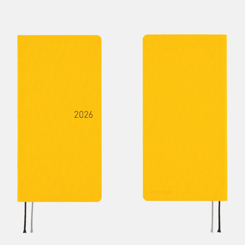 Hobonichi 2026 Weeks Mega: Colors - Full Moon Yellow