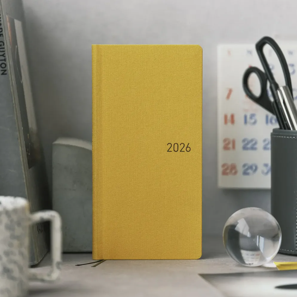 Hobonichi 2026 Weeks Mega: Colors - Full Moon Yellow