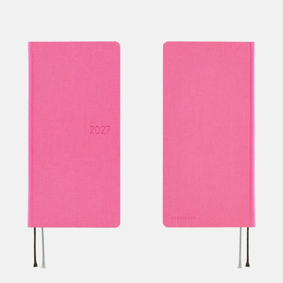 Hobonichi 2027 Weeks Mega: Colors - Pink Sapphire