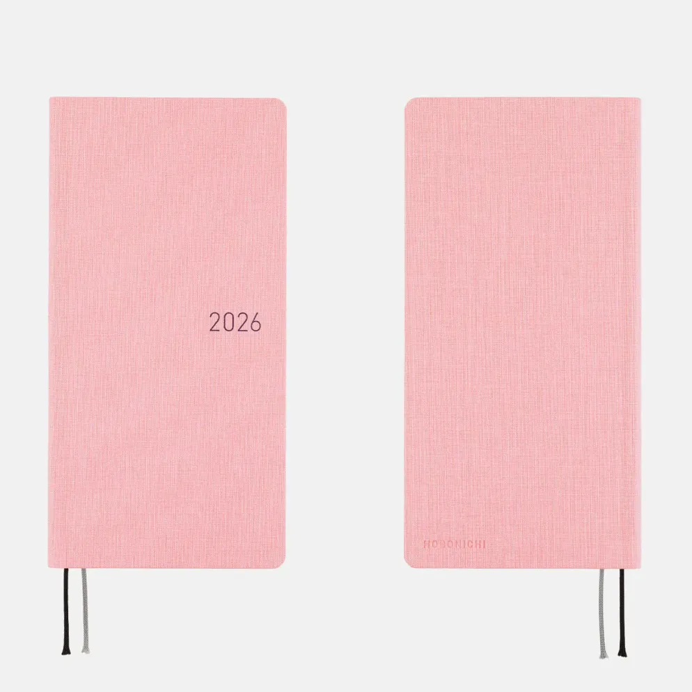Hobonichi 2026 Weeks Mega: Colors - Strawberry Milk