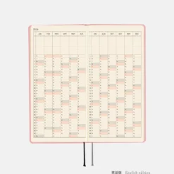 Hobonichi 2026 Weeks Mega: Colors - Strawberry Milk