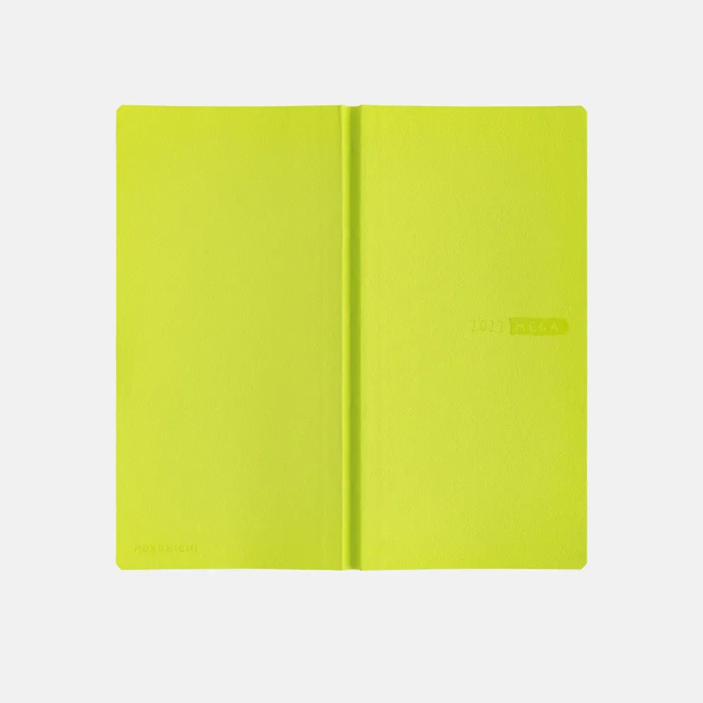 Hobonichi 2027 Weeks Mega: Sneaker - Lime Green