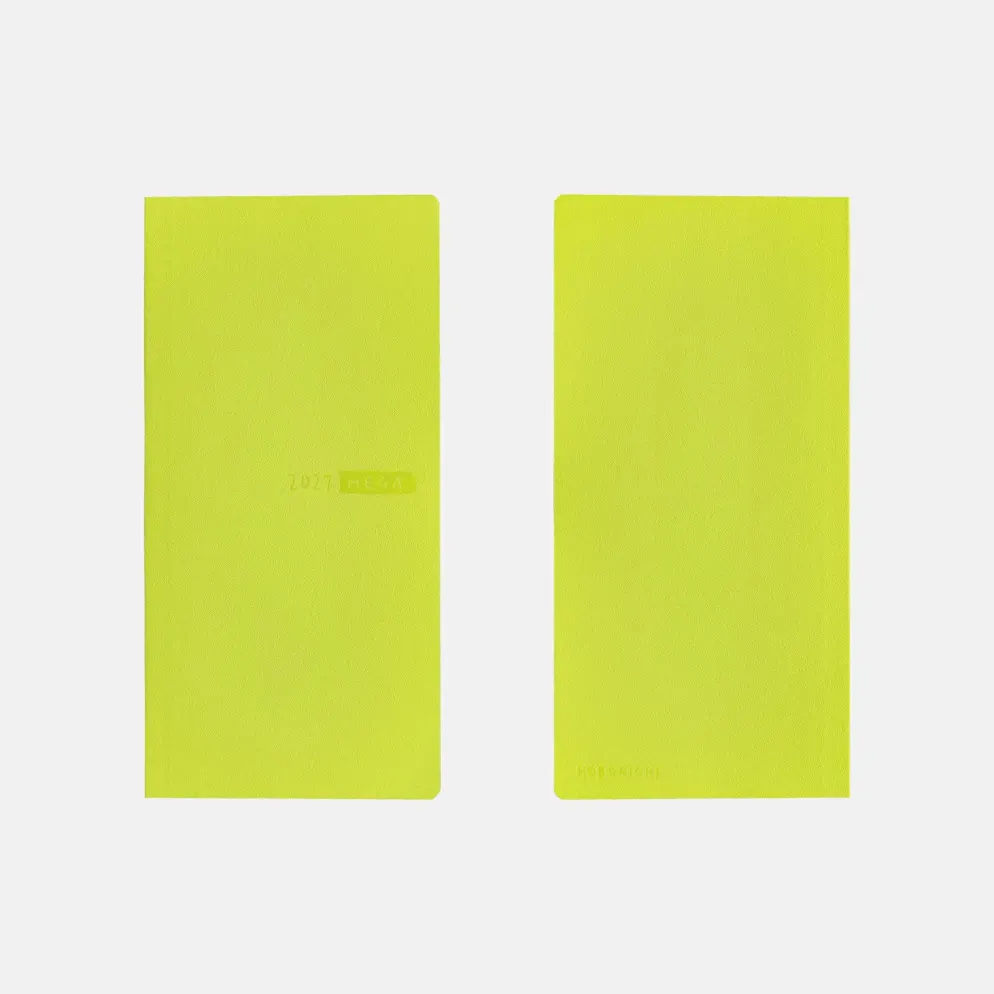 Hobonichi 2027 Weeks Mega: Sneaker - Lime Green