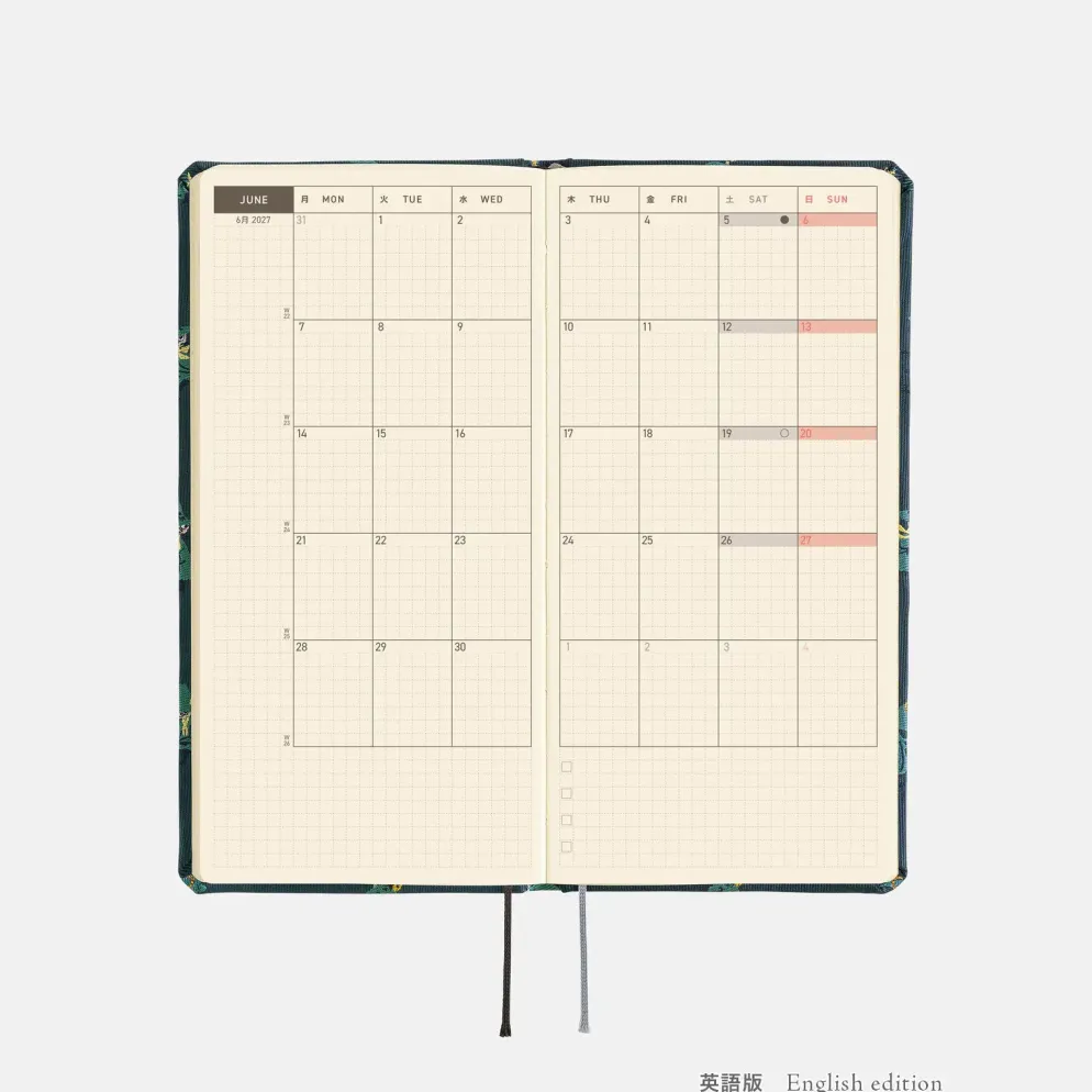Hobonichi 2027 Weeks: Moomin - A Day in the Life of Snufkin