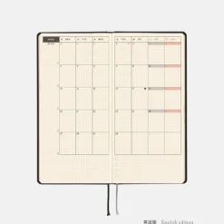 Hobonichi 2026 Weeks: Paper Series - Black Gingham