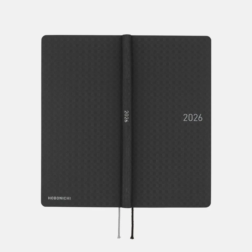 Hobonichi 2026 Weeks: Paper Series - Black Gingham