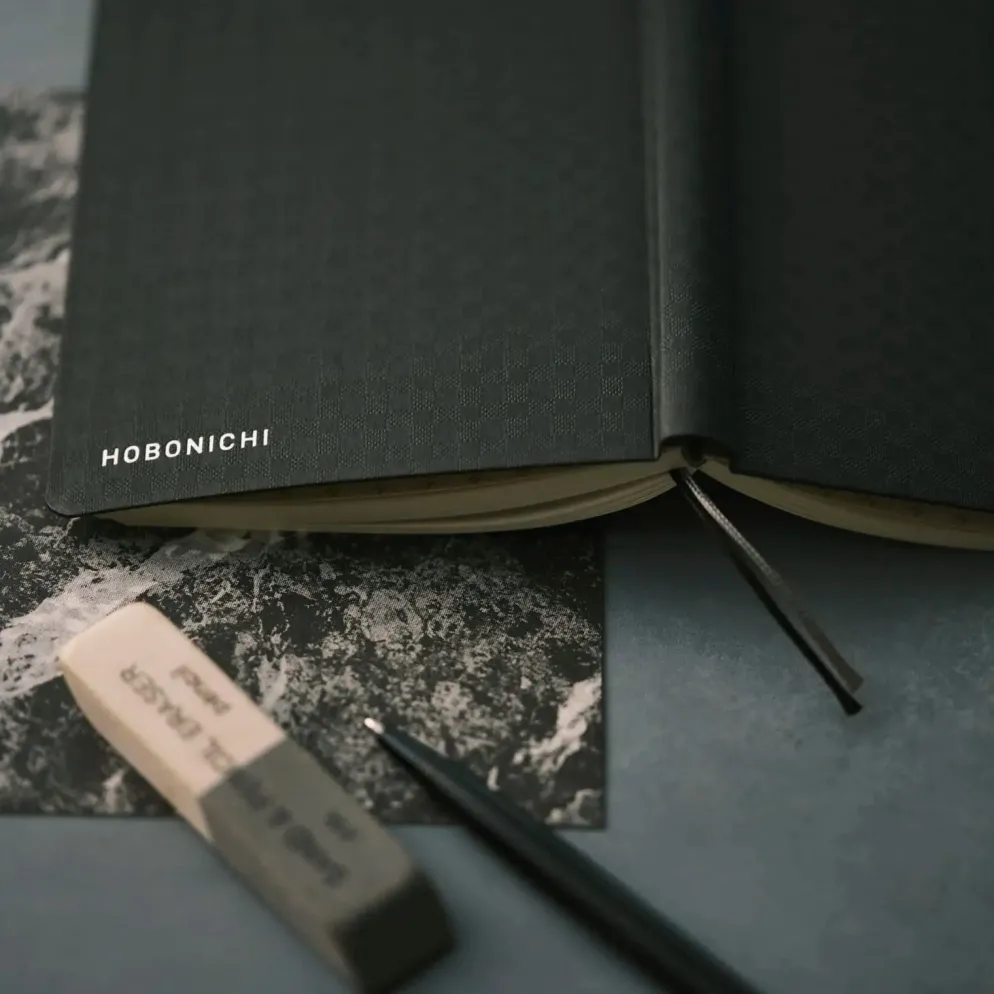 Hobonichi 2026 Weeks: Paper Series - Black Gingham