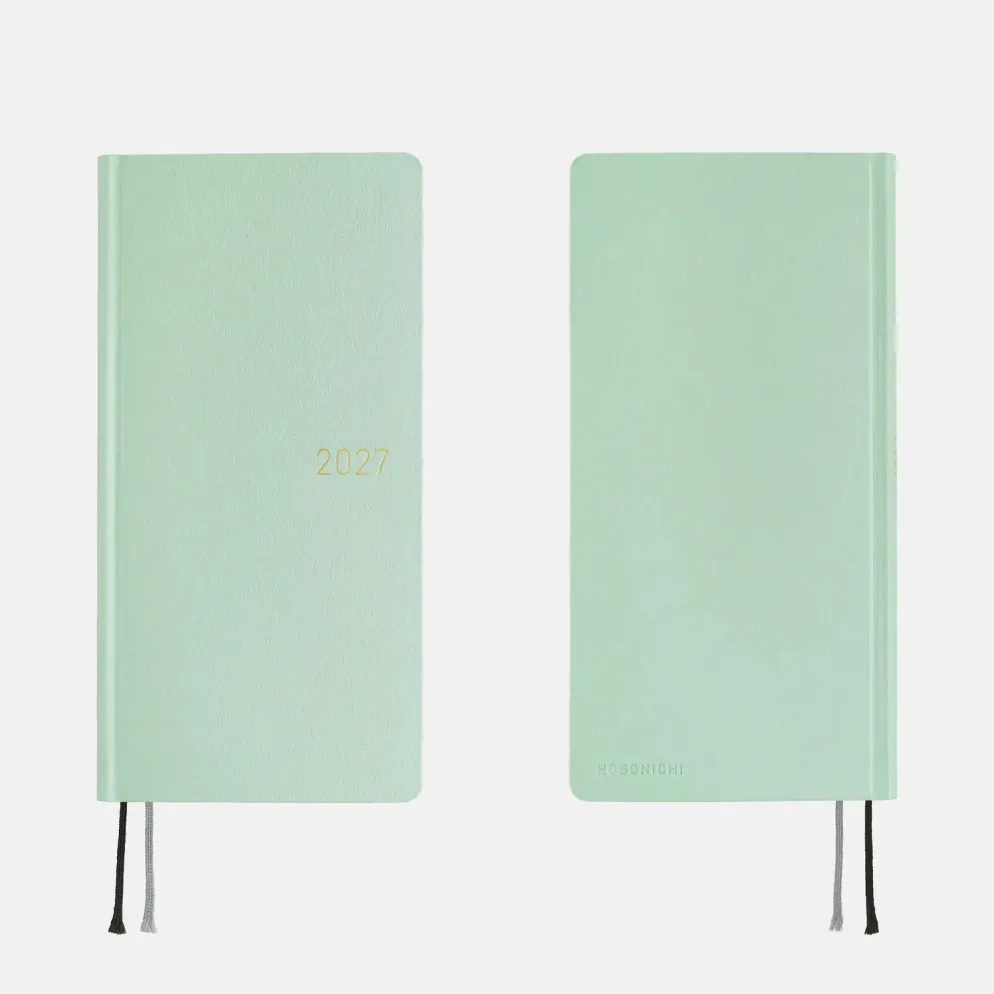 Hobonichi 2027 Weeks: Paper Series - Frosty Jade