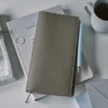 Hobonichi 2026 Weeks Planner Cover: Leather - Taut (Gray & Light Blue)
