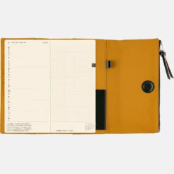 Hobonichi 2026 Weeks Planner Cover: Tragen - Mustard