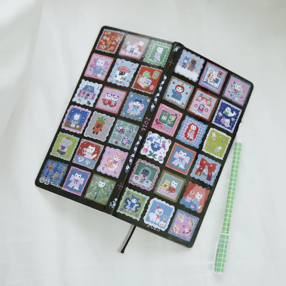 Hobonichi 2026 Weeks: Yumi Kitagishi - White Cat’s Daily Life