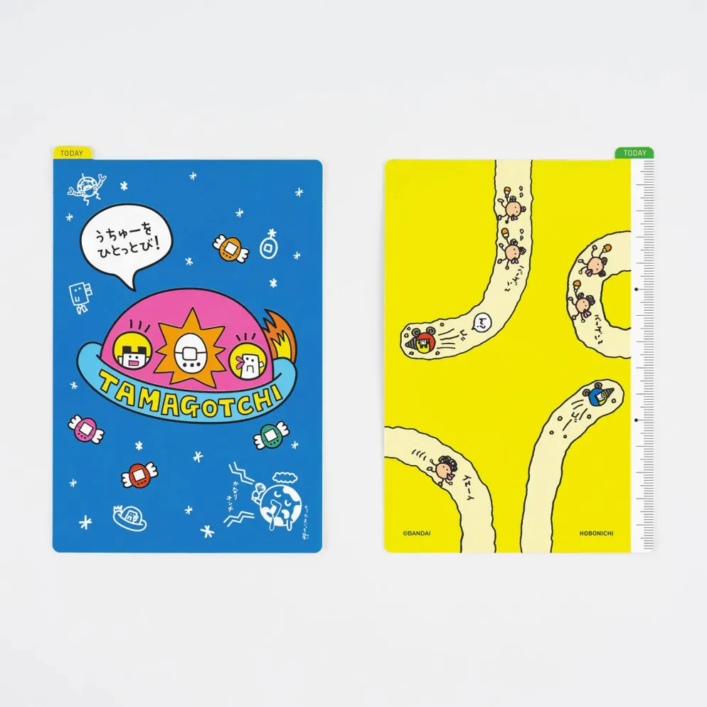 Hobonichi x Tamagotchi - Hobonichi Pencil Board for A6 Size (Blast Off to Outer Space!)