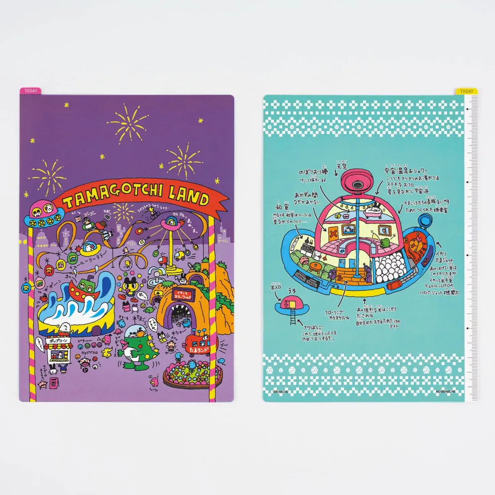 Hobonichi x Tamagotchi Pencil Board for A5 Size (Tamagotchi Land)