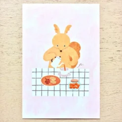 Hyogensha Cozyca Mariko Fukuda Postcard – Tea Time