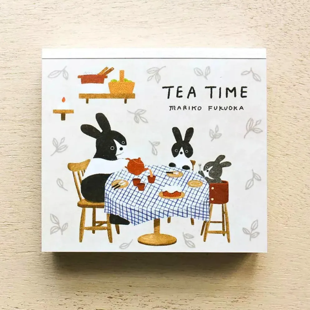 Hyogensha Cozyca Mariko Fukuda Memo Pad – Tea Time