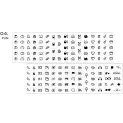 Iconic Doodle Kiss Cut Tape Diary Sticker Tape Roll