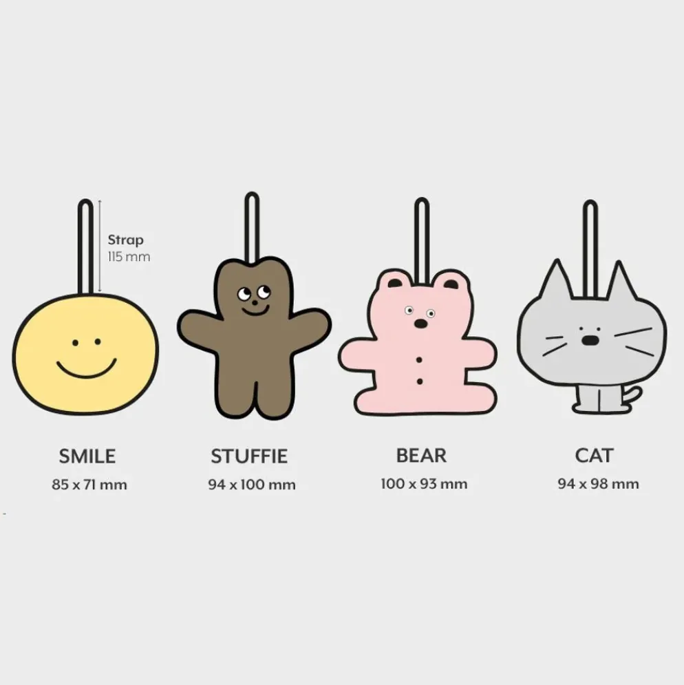 Iconic Doodle Luggage Tag