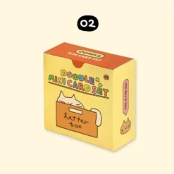 Iconic Doodle Mini Card Set – 24 Mini Cards with Box