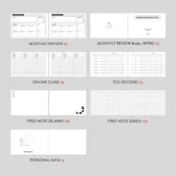 Iconic Doodle Study Planner