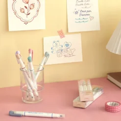 Iconic Double Line Deco Pen [3 in 1 set]