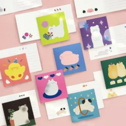 Iconic Happy Mini Card Set — 24 Assorted Blank Cards with Envelopes