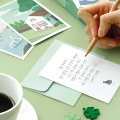 Iconic Haru Message Card Set –— 24 Elegant Blank Cards with Envelopes