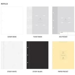 Iconic Pieces of Moment Memory Binder – 3-Ring Scrapbook Album