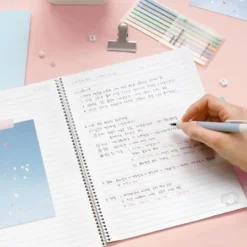 Iconic Blah Blah Spiral Notebook B5 Lined