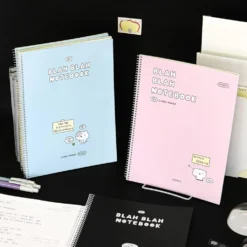 Iconic Blah Blah Spiral Notebook B5 Lined
