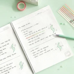 Iconic Blah Blah Spiral Notebook B5 Grid