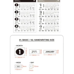 Iconic Calendar Planner Stickers