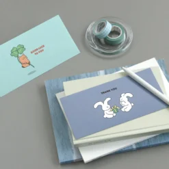 Iconic Cuddly Envelope Set — 24 Envelopes + 28 Stickers