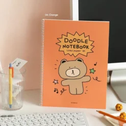 Iconic Doodle Spiral Notebook B5 Lined