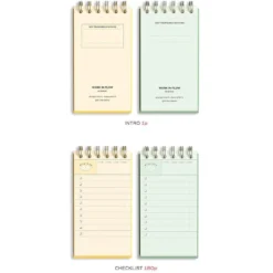 Iconic Flow Checklist – 6-Month Pocket Planner