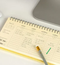 Iconic Flow Weekly Planner – Undated, 12-Month