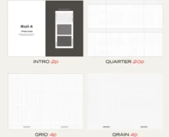 Iconic Monochrome Undated Planner [12 Months]