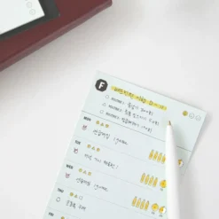 Iconic Sticky Fitness Log Memo Pad