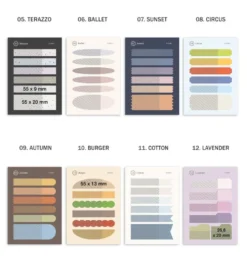 Iconic Sticky Planner Tabs